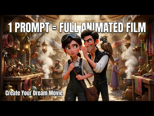 I Made a Full Animated Short Film with AI Using One Prompt