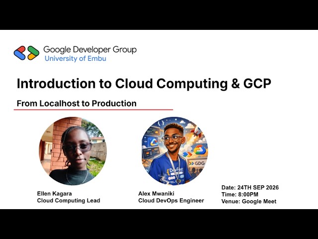 Introduction to Cloud Computing & GCP