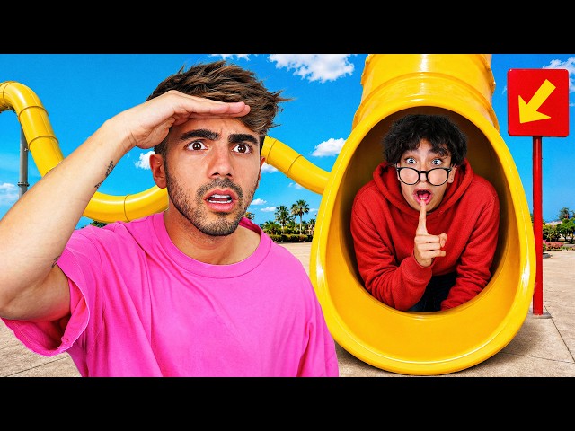 EXTREME HIDE AND SEEK IN AN AMUSEMENT PARK!