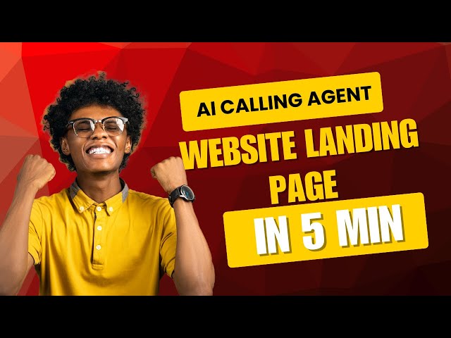 I Built an AI Voice Agent & Website in 5 Minutes