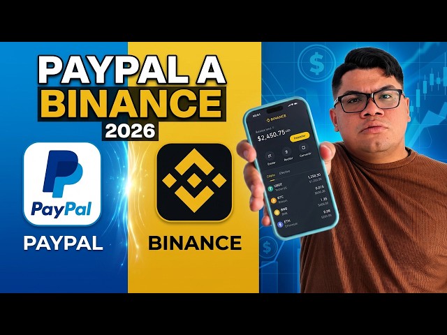 How to transfer money from PayPal to Binance in 2026 | Less than 1% fee