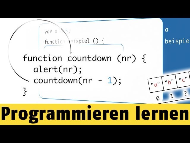 Was sind Rekursionen? | Programmieren lernen mit JavaScript #16