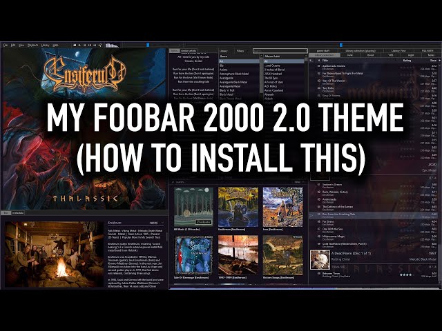 My Foobar2000 2.0 2024 Theme | Download & Install!