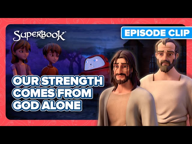 God Is Our Source of Strength | Superbook - Paul and Silas English Clip