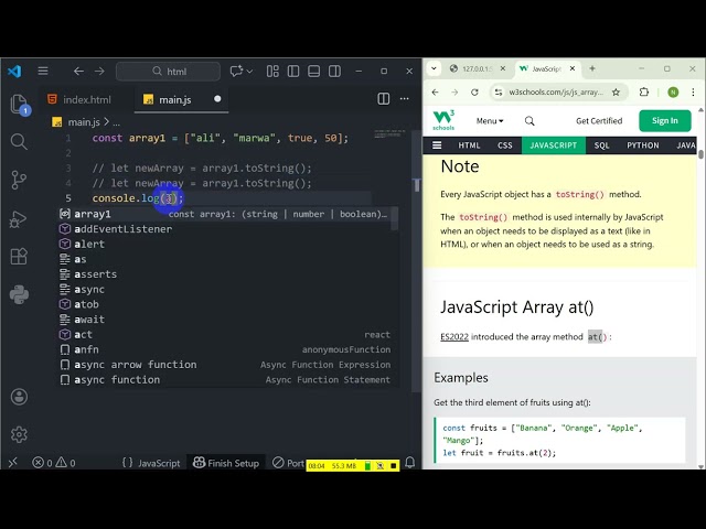 JavaScript Array Methods  (Part 12)