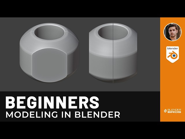 BEGINNERS Hard Surface Modeling in Blender in 21 Mins