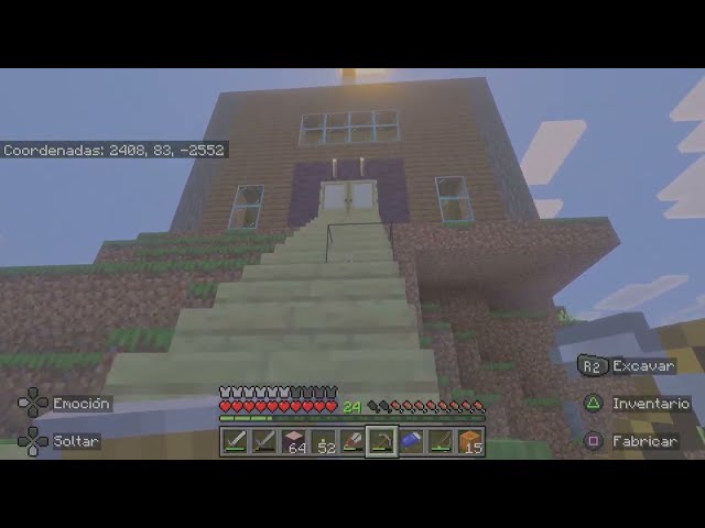 MINECRAFT 1.21 (PS5) VOLVI de un HERMOSO BIOMA a mi CASA
