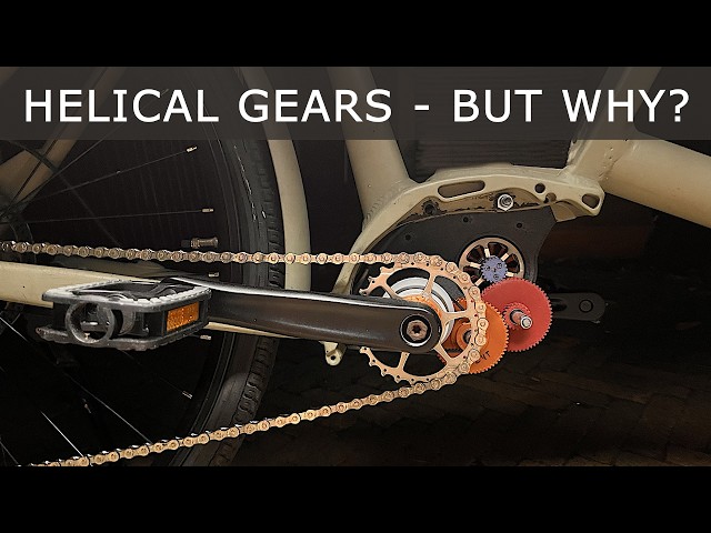 3D Printed eBike Mid-Drive with Helical Gears
