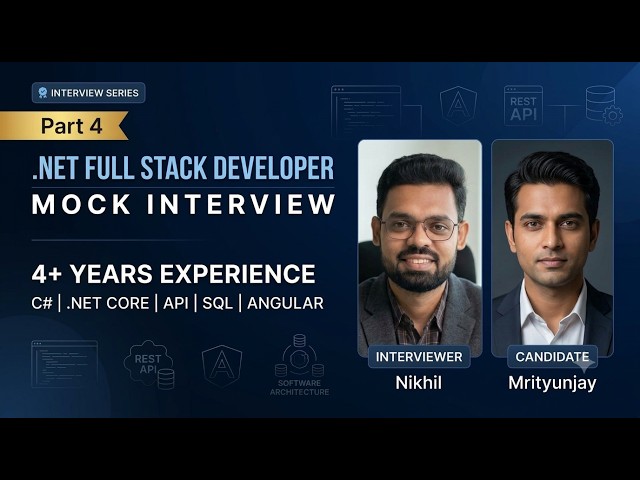 Mock Interview #01 🔥 Final Round Questions | Part 4