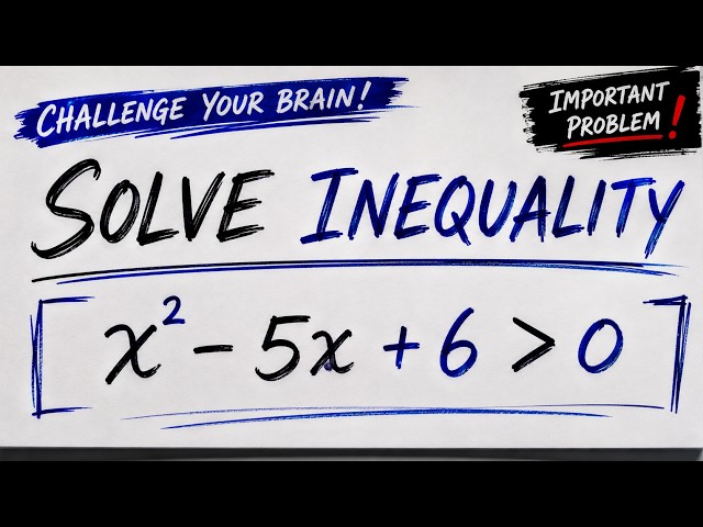 95% Get This Inequality WRONG! 😳 | SAT | AMC | Olympiad Math Challenge