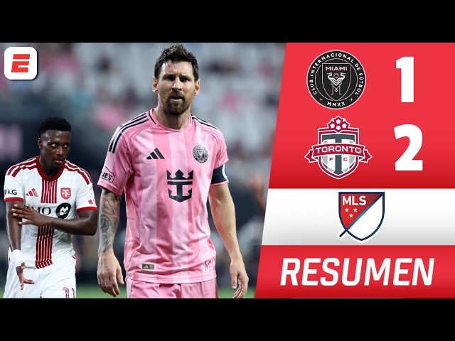 MESSI MARCÓ, PERO NO ALCANZÓ. INTER MIAMI perdió ante TORONTO FC y suma 4 partidos sin ganar | MLS