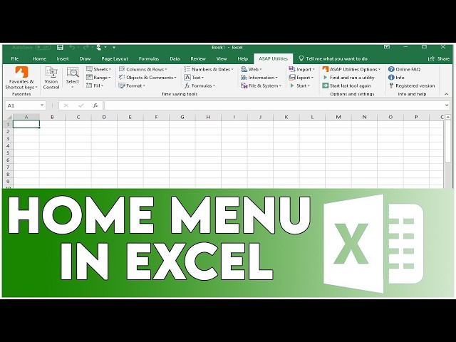 Home Menu in MS Excel | Complete Home Tab Tutorial for Beginners #trending #education