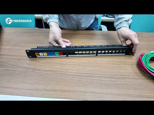 Color-Coded Ethernet Inline Couplers & Patch Panel Demo | Simple Copper Network Setup