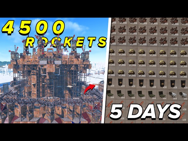 How a 250,000 Hour Clan Raids the Entire Server... (Rust Movie)