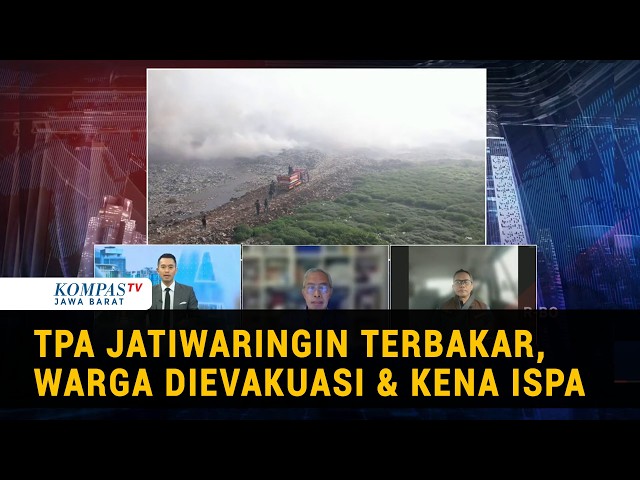 Jati Waringin Landfill Fire Still Burning, Residents Evacuated Due to Respiratory Health Risks