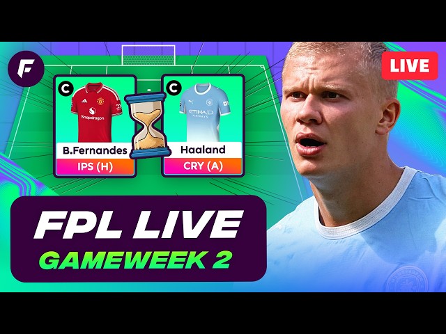 FPL DEADLINE LIVE STREAM 🔴 FINAL GW2 TEAM 🔒