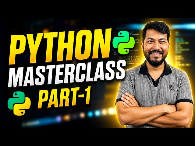 Python Masterclass for Beginners | Part 1  | Euron