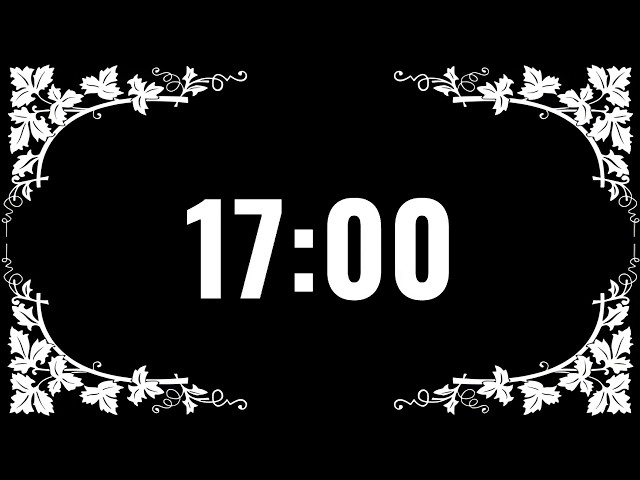 17 Minute Timer with Gentle Alarm