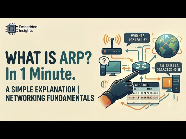 ARP(Address Resolution Protocol) In 1min