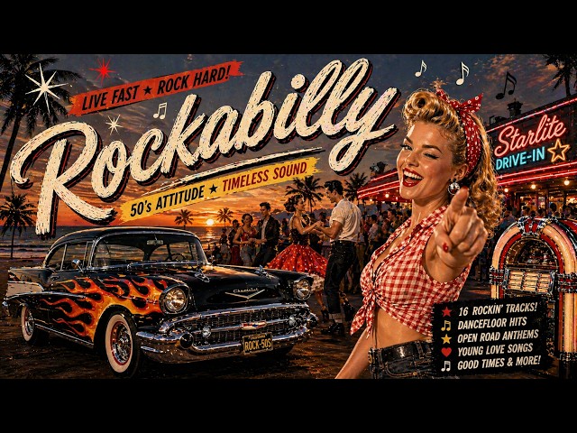 50s Music Mix 🎸 Best Rockabilly & Oldies Hits | Vintage Rock n Roll Playlist