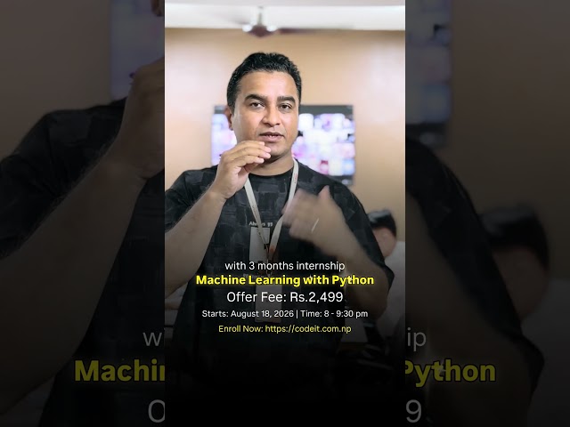 Join Machine Learning with Python with 3 Months Internship #codeit