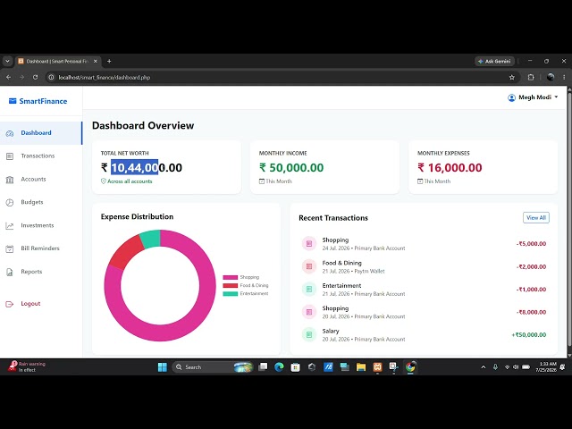 Smart Finance Project