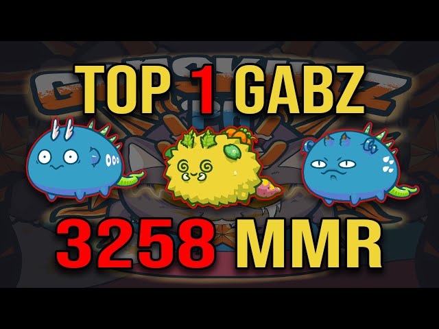 The BEST Stats for Smiley Line UP in Axie Infinity! Top 1 Gabz 3258 MMR Gameplay!