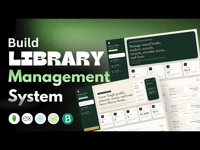 Build a Library Management System Using React.js | MERN Stack Full-Stack Project (2026)
