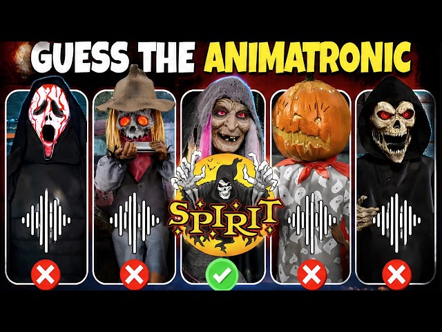 Guess the Spirit Halloween 2026 Animatronics 👻 By Sound & Shadow | HARD QUIZ