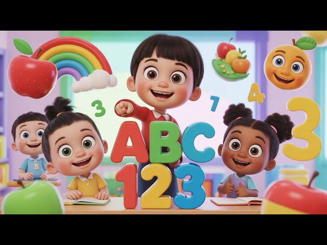 ABC, 123, Colors & Fruits for Kids 🎉 | Complete Learning Video for Toddlers | Nursery Rhymes