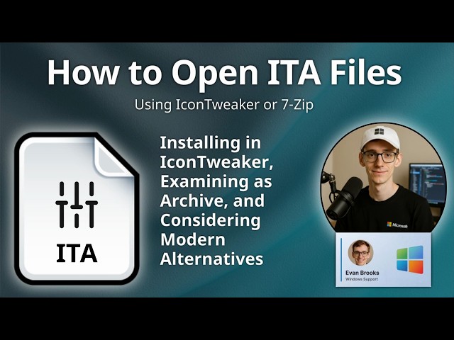 How to Open ITA Files (IconTweaker Theme Archive)