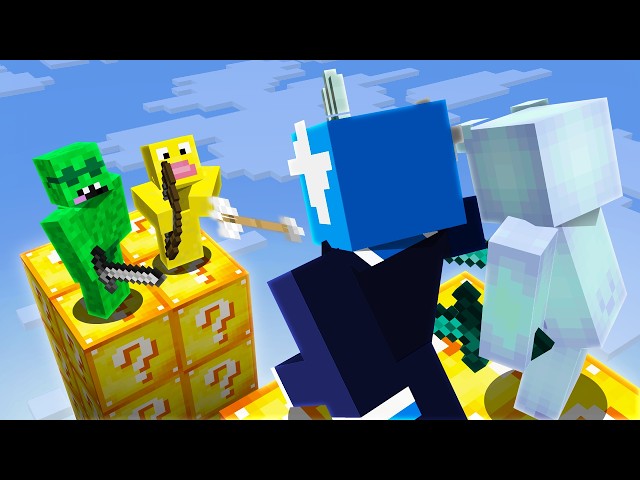 We Tried 2v2 Lucky Block Towers...