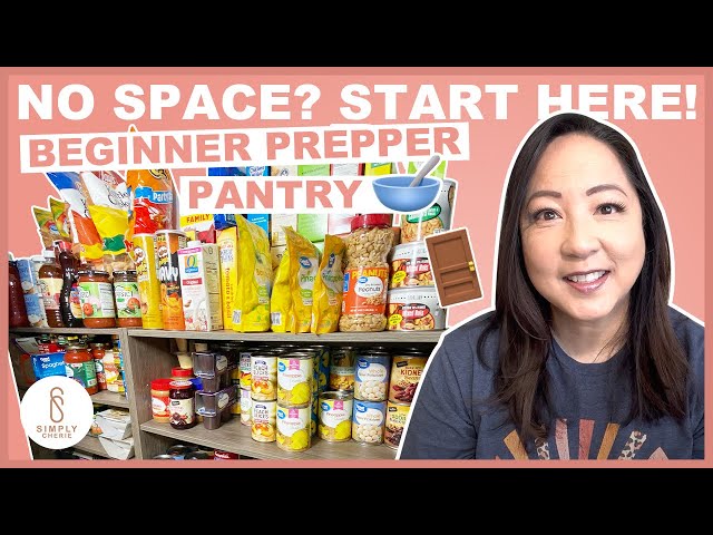 No Space? How I Organize My 2 Week Prepper Pantry
