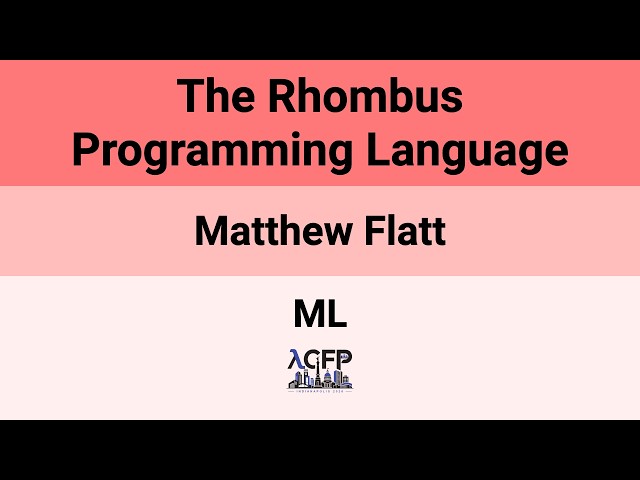 [ML'26] The Rhombus Programming Language