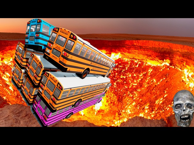 School Bus Crashes – TOP 100 BeamNG Drive Crazy Bus Crash Test Compilation