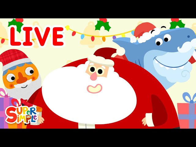 🔴 Celebrate the Holidays With Super Simple Live 🎄 | Best Christmas Kids Songs | Super Simple Songs