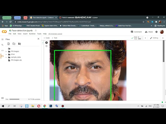 Face Recognition System using face_recognition library in Python