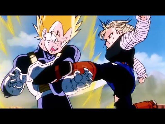 Vegeta vs. Android 18 [Japanese - English Sub]