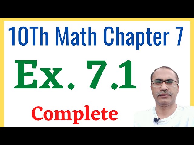 Exercise 7.1 Complete || Class 10 Math Science Group || Introduction to Trigonometry