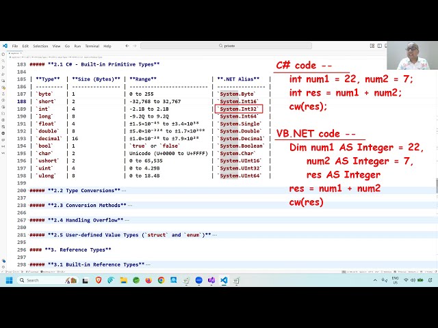 06 PrimitiveTypes Conversion BoxingUnboxing