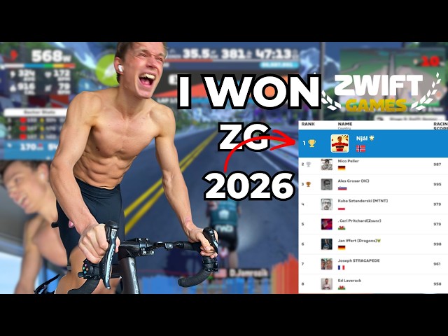 I won Zwift Games 2026