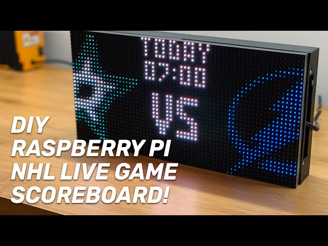 Build Your Own Live NHL Scoreboard with Raspberry Pi!