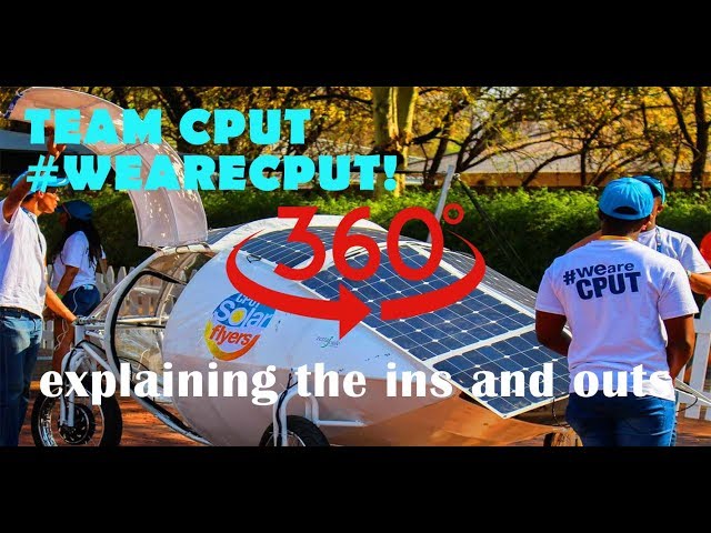 Team CPUT Shows Us The Ins And Outs Of Their Solar Car In 360