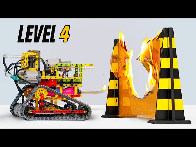 Lego Machines Smash Through Walls!