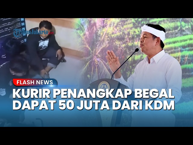 Dedi Mulyadi’s Reward Fulfilled: Food Couriers Who Captured Muggers Receive Prize from West Java ...