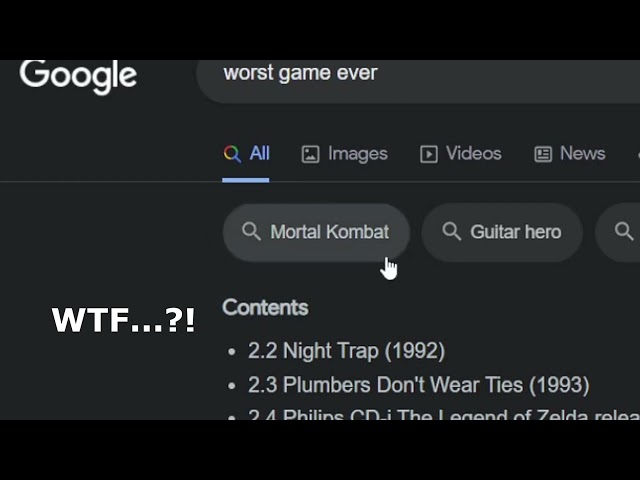 The Worst Game(s) EVER...?