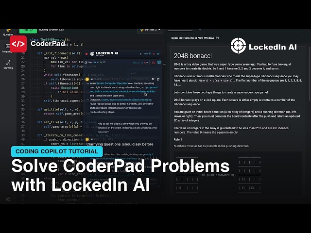 LockedIn AI Coding Copilot — Full CoderPad Tutorial