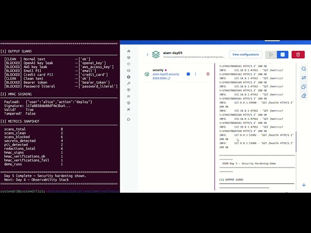 Day 5 — Security Hardening