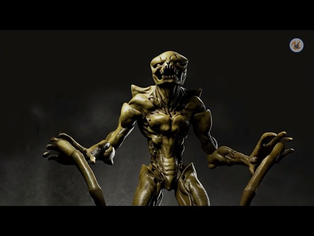 UPBGE - Sci Fi Insectoid Creature 3D Model   @joyack3d