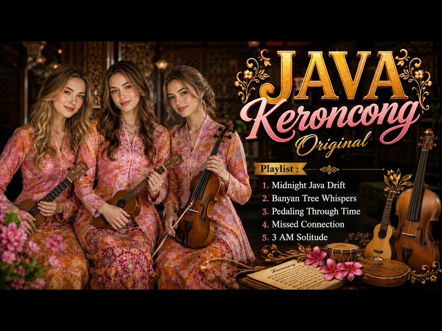 Beautiful Keroncong Instrumental - Relaxing Asian String Music to Calm Your Mind